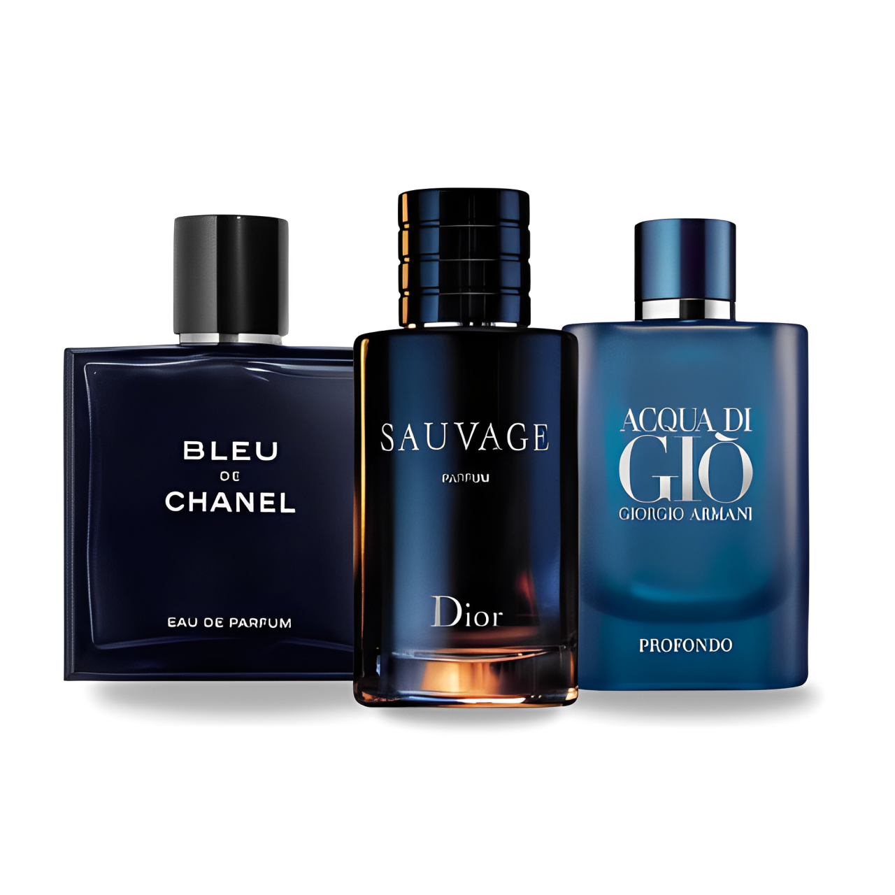 bleu de chanel | sauvage dior | aqua de gio profondo 100ml