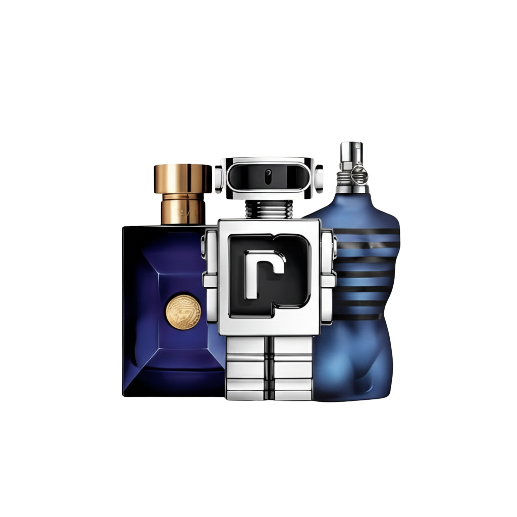 versace dylan blue | paco rabanne phantom | jean paul gaultier ultra male 100ml