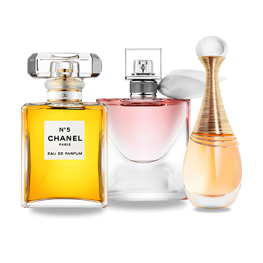 coco chanel mademoiselle | lavi est belle | dior j'adore 100ml